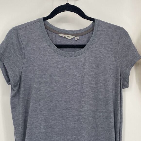 Athleta Topanga Stretch MIDI Dress Pullover Ruched Leisure Soft & Comfortable M - Picture 3 of 13